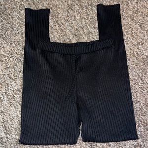 NASTYGAL ribbed leggings